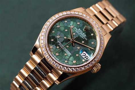 rolex flower dial 31mm|Rolex datejust 31mm gold.